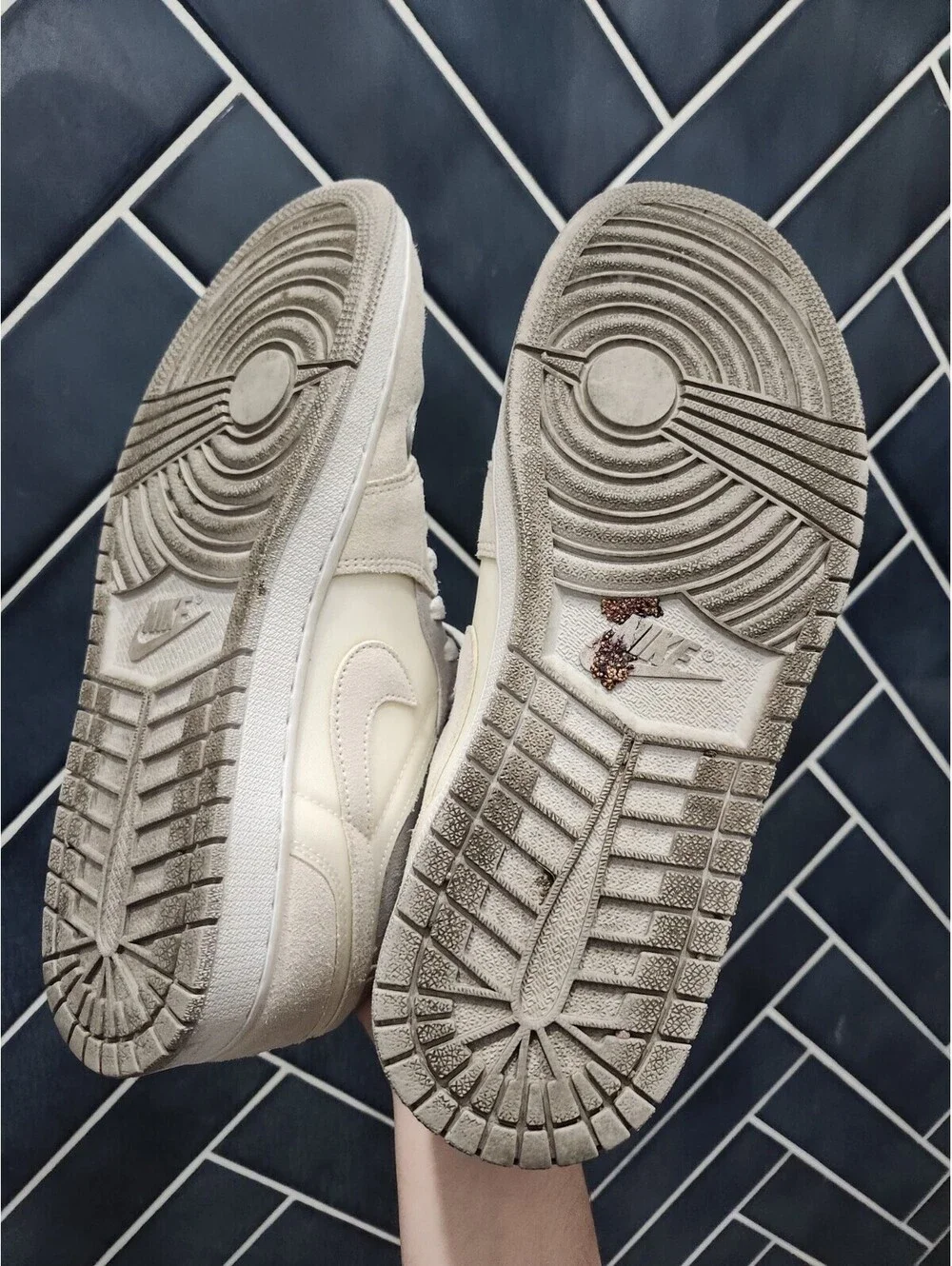 Nike Air Jordan 1 US MENS 10 Craft  Cream/ Phantom (DN1635-100)